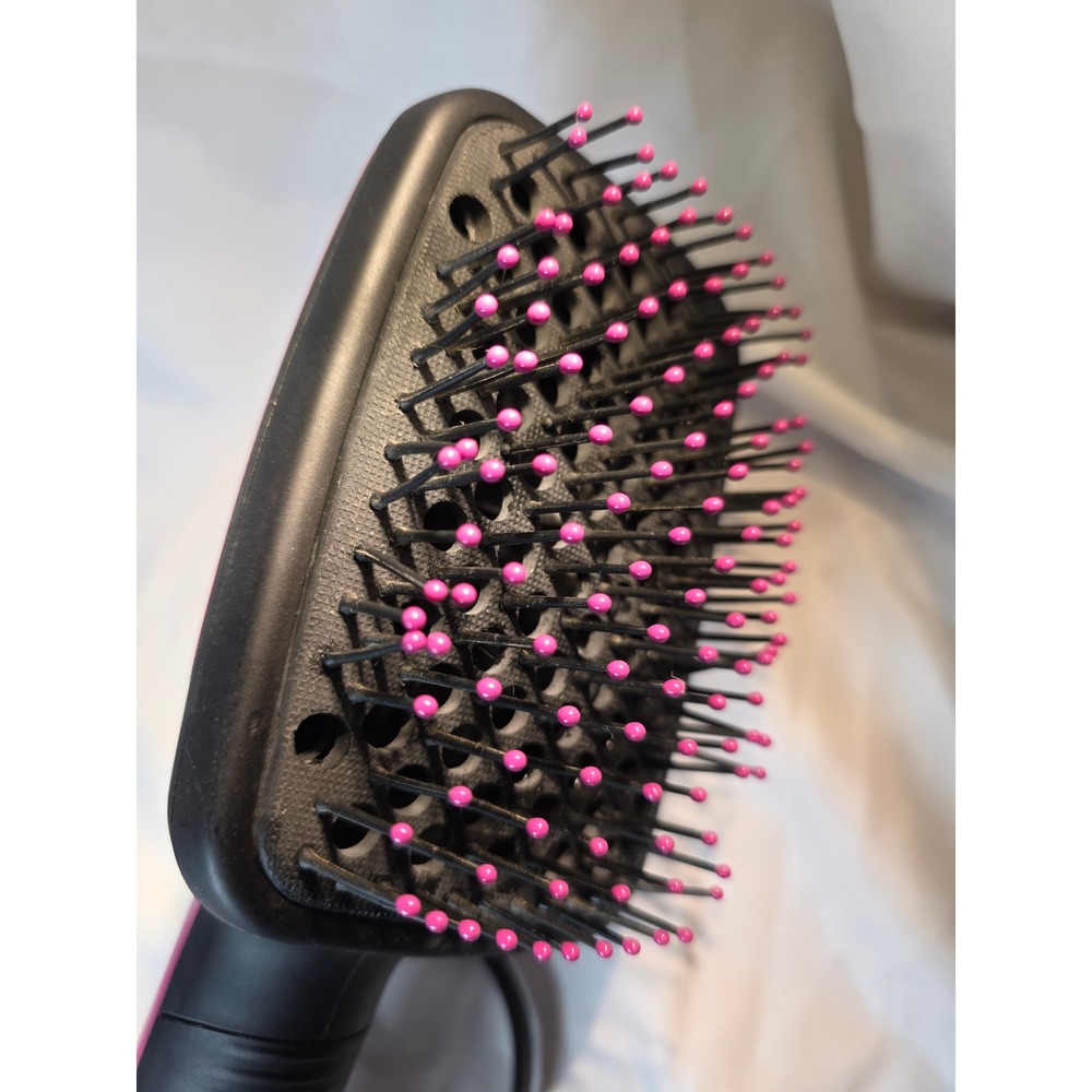 Revlon One-Step Hair Dryer and Styler Paddle Brush Black Pink RVDR5212 - Picture 3 of 9